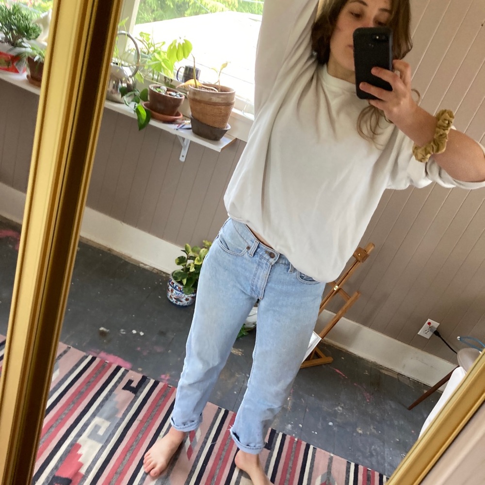 Vintage White Sweatshirt